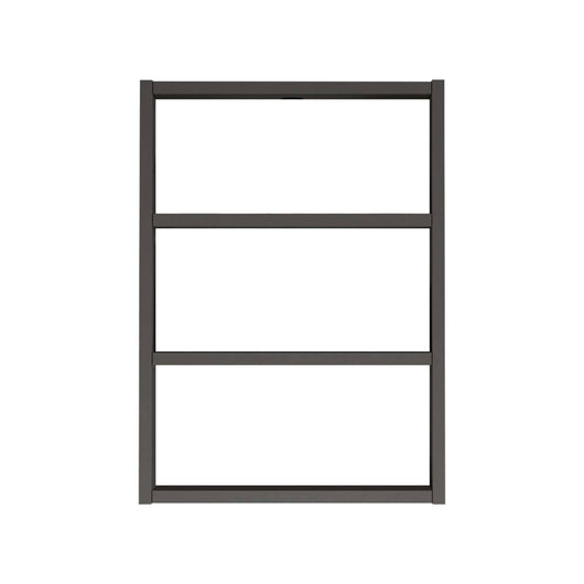Mensola Krosa, Scaffale, Ripiano a muro, Scaffalatura multiuso, 43x9h60 cm, Antracite