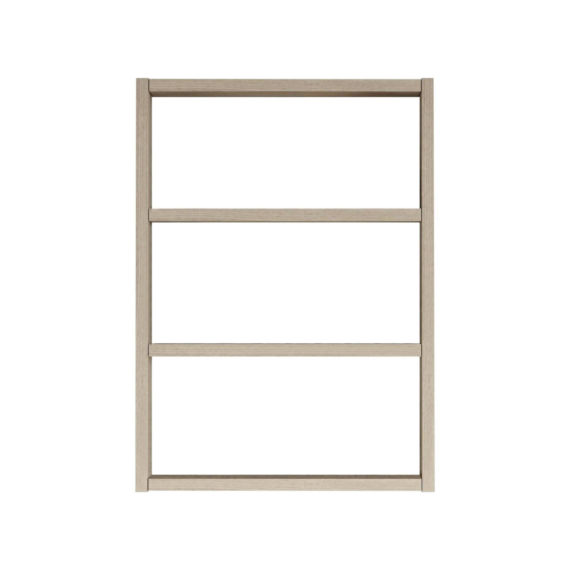 Mensola Krosa, Scaffale, Ripiano a muro, Scaffalatura multiuso, 43x9h60 cm, Quercia