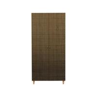 Guardaroba 2 ante Astilbe, Mobile camera da letto, Cabina armadio portabiti, Armadio appendiabiti, 90x52h192 cm, Quercia