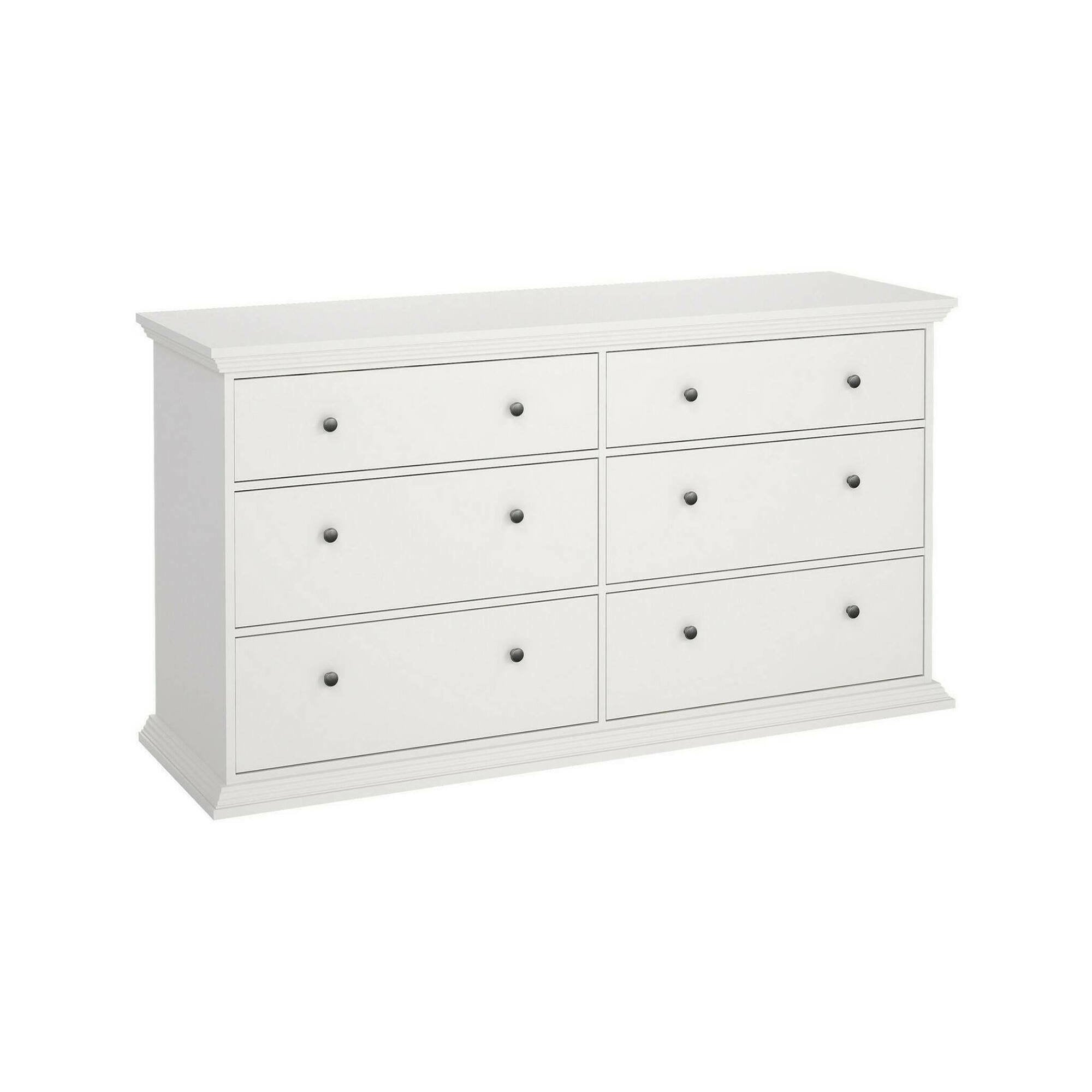 Credenza Hibaru, Buffet da soggiorno, Madia da salotto, Dispensa da cucina, 163x52 h88 cm, Bianco