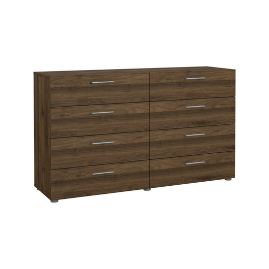 Credenza Phethai, Buffet da soggiorno, Madia da salotto, Dispensa da cucina, 140x40 h82 cm, Noce
