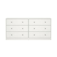 Credenza Rick, Buffet da soggiorno, Madia da salotto, Dispensa da cucina, 143x30 h68 cm, Bianco