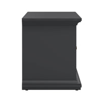 Mobile porta TV Ziba, Credenza da soggiorno, Armadio basso per TV, Base parete attrezzata, 149x42 h51 cm, Grigio