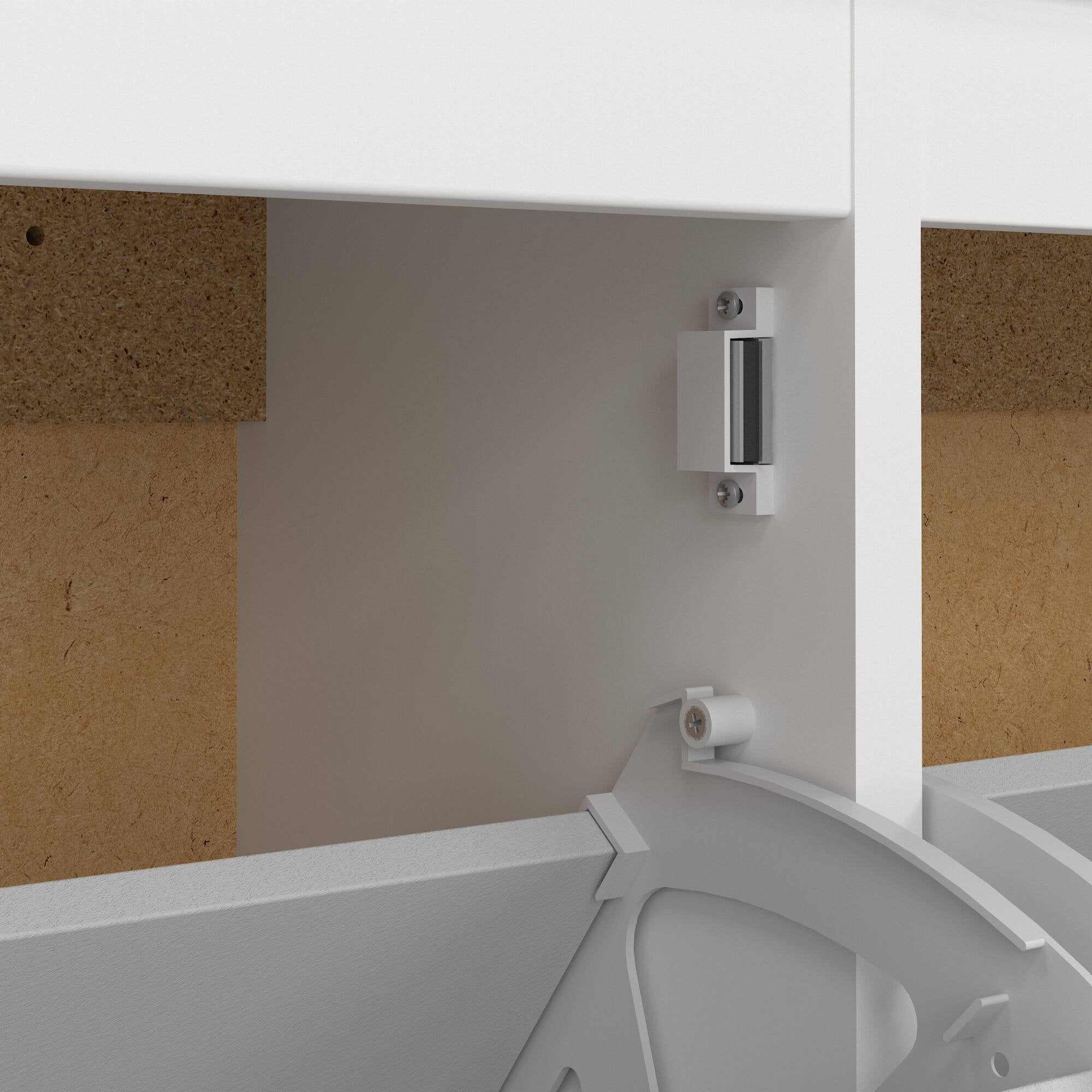 Scarpiera Actinidia, Mobile portascarpe, Armadio da ingresso multiuso, Mobiletto per calzature, 103x25 h103 cm, Bianco