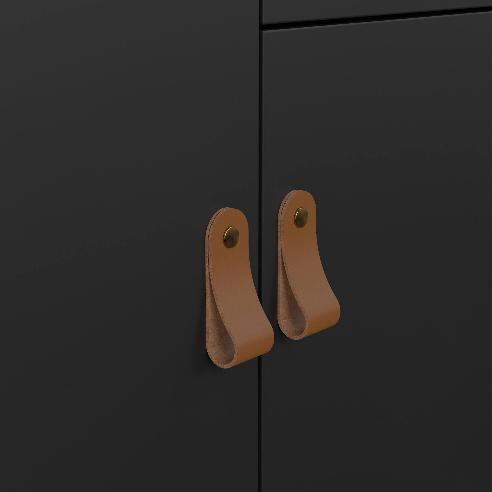 Credenza Romagna, Buffet da soggiorno, Madia da salotto, Dispensa da cucina, 82x38 h80 cm, Nero