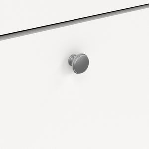 Scarpiera Tisoy, Mobile portascarpe, Armadio da ingresso multiuso, Mobiletto per calzature, 54x25 h103 cm, Bianco