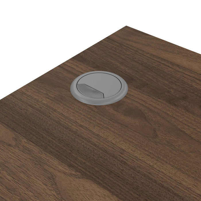 Scrivania MaryRead, Scrittoio multiuso, Tavolo per ufficio porta PC, Piano di lavoro, 120x75 h74 cm, Noce