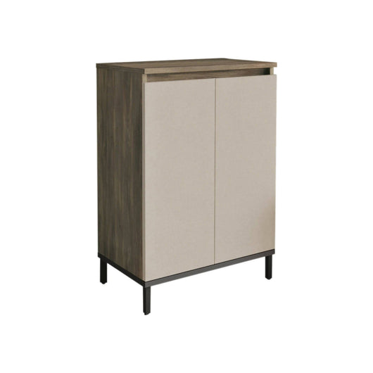 Credenza Phailin, Buffet da soggiorno, Madia da salotto, Dispensa da cucina, 60x36 h86 cm, Marrone e Antracite
