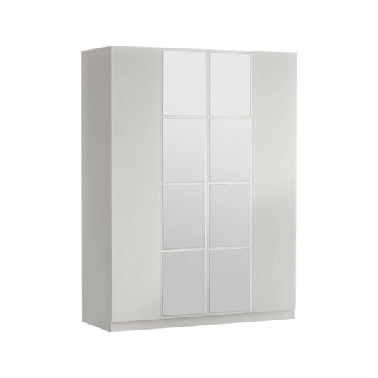 Guardaroba grande Phet, Mobile camera da letto, Cabina armadio portabiti, Armadio appendiabiti, 138x50 h184 cm, Bianco