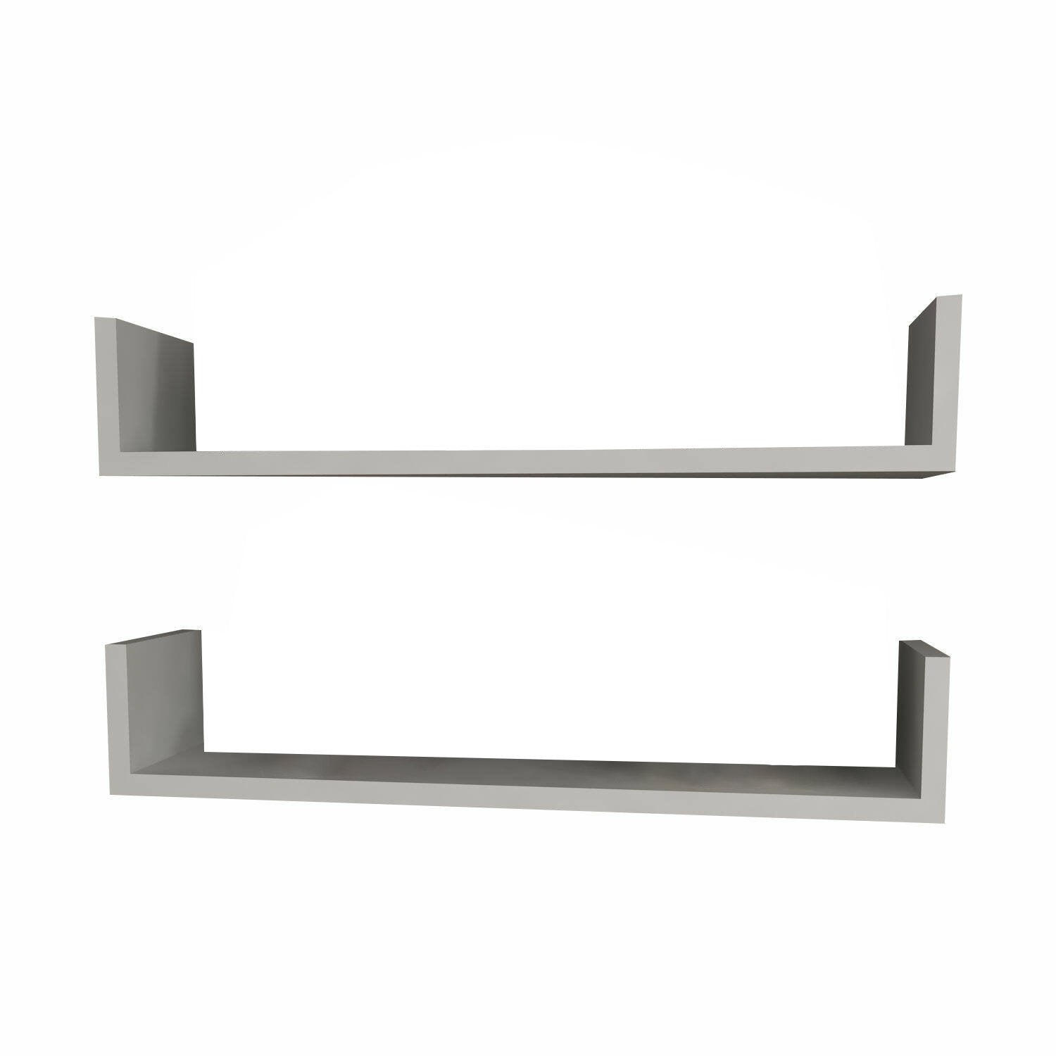 Mensola Sud, Scaffale, Ripiano a muro, Scaffalatura multiuso, 63x15 h15 cm, Bianco