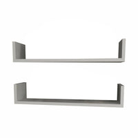 Mensola Sud, Scaffale, Ripiano a muro, Scaffalatura multiuso, 63x15 h15 cm, Bianco