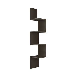 Mensola Lucien, Scaffale, Ripiano a muro, Scaffalatura multiuso, 22x22 h117 cm, Antracite