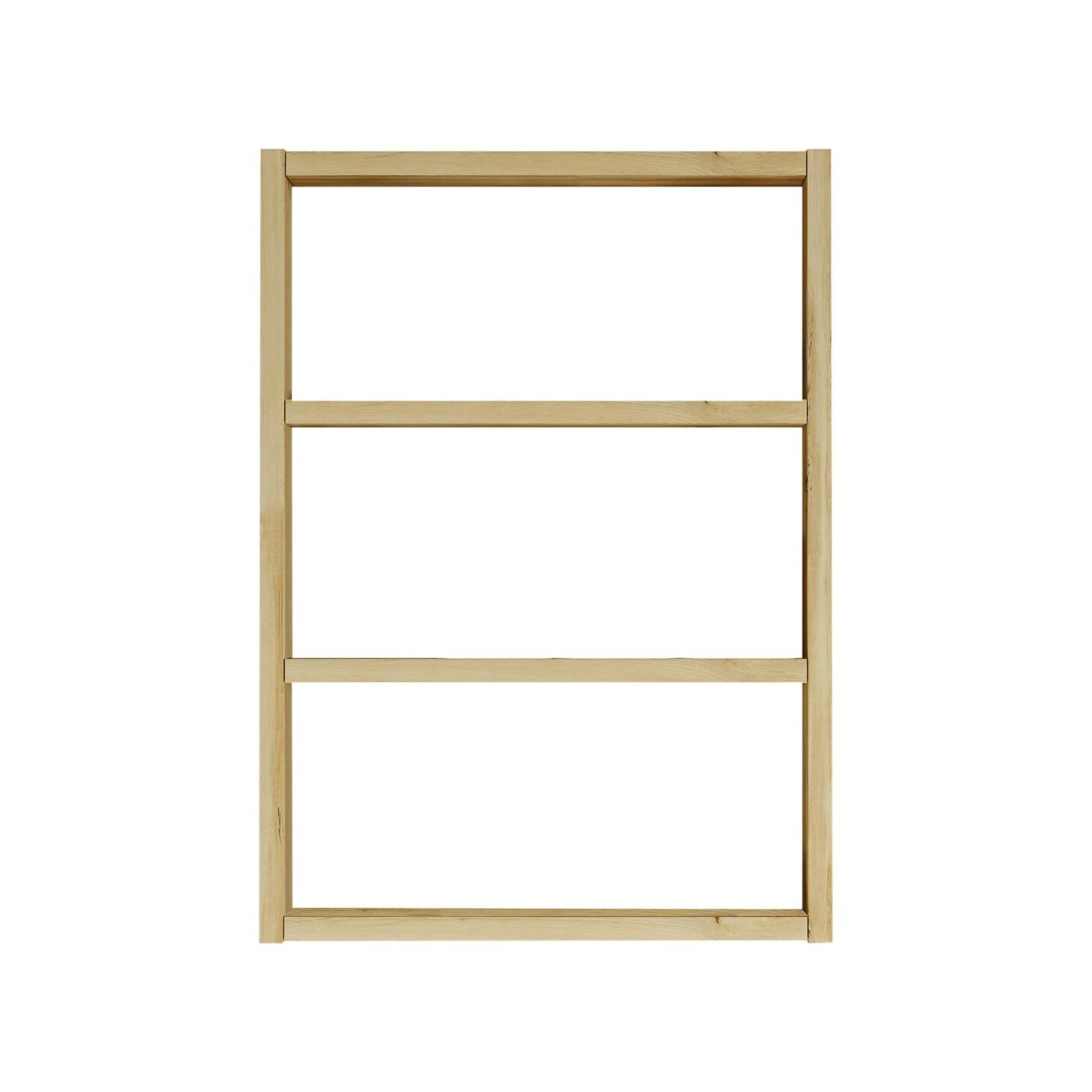 Mensola Bulbul, Scaffale, Ripiano a muro, Scaffalatura multiuso, 43x9 h60 cm, Sabbia