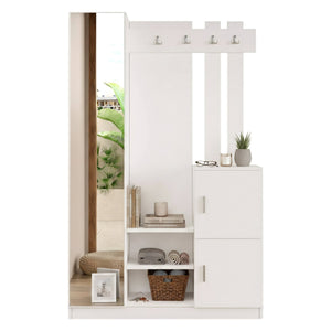 Fernand, Mobile da Ingresso 16-18 Paia, 114x35x180h cm Bianco