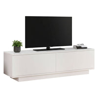 Kenneth, Mobile Porta tv un Ripiano, 140x36x38h cm Bianco