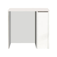 Mobile sottolavabo emile, Mobiletto da bagno, Contenitore porta lavabo, Armadio per lavandino, 94x60 h88 cm, Bianco
