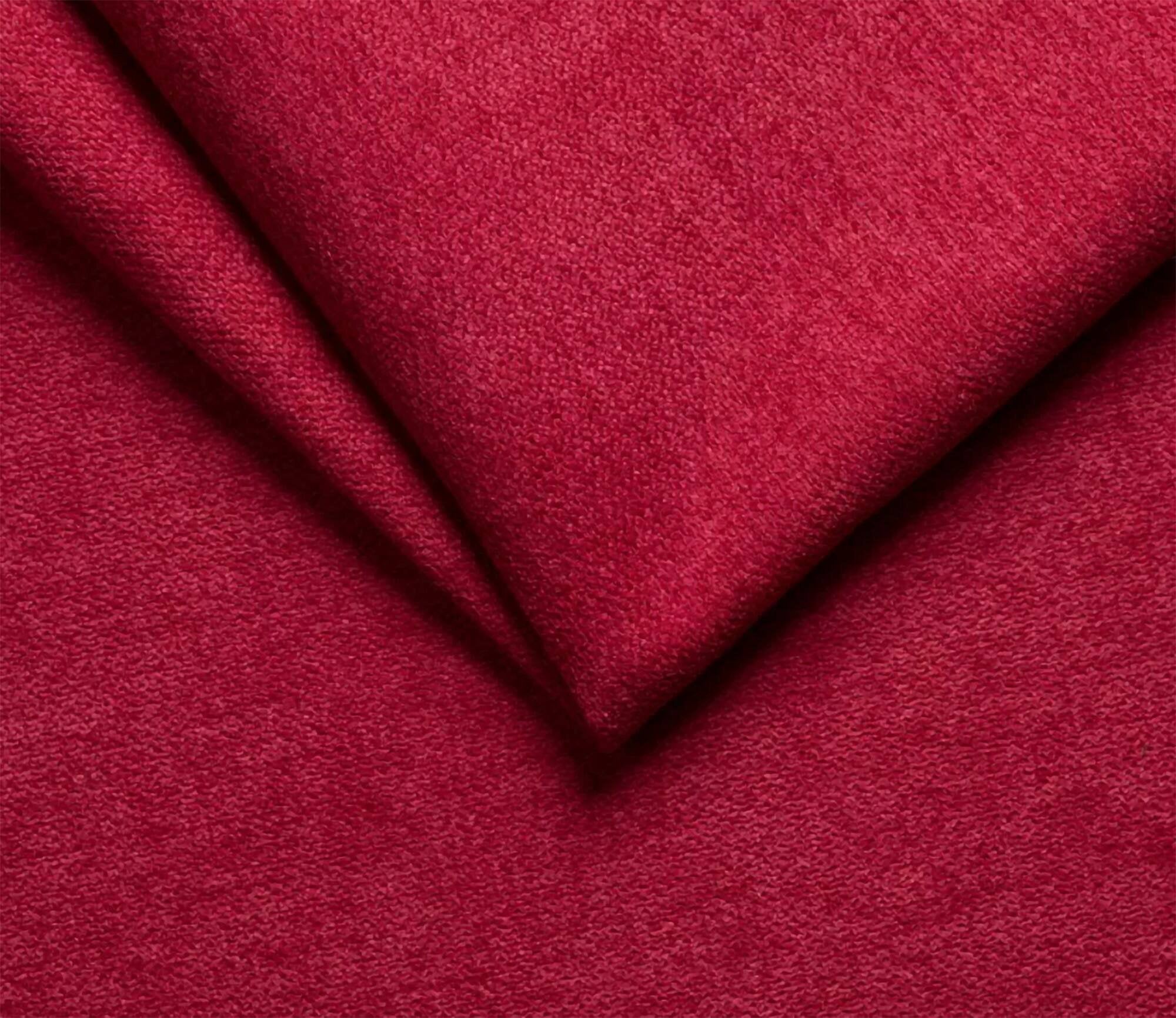 Divano letto 2 posti Casabona, Sofà trasformabile per salotto, imbottito, sfoderabile, Qualità 100% Made in Italy, 180x95 h100 cm, Rosso