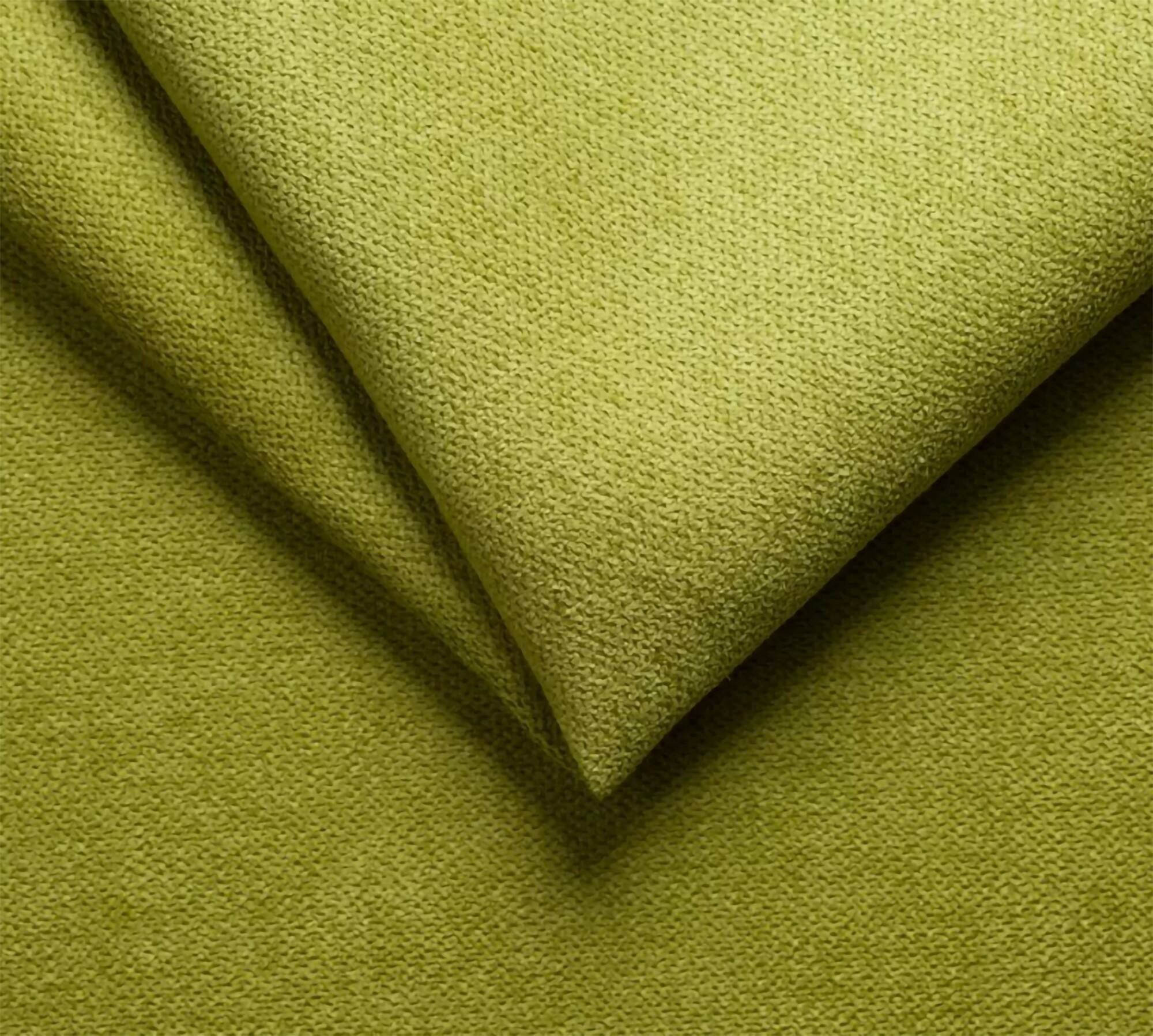 Divano letto 2 posti Verceia, Sofà trasformabile per salotto, imbottito, sfoderabile, Qualità 100% Made in Italy, 160x95 h90 cm, Verde