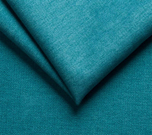 Divano letto 2 posti Sonico, Sofà trasformabile per salotto, imbottito, sfoderabile, Qualità 100% Made in Italy, 200x95 h100 cm, Azzurro