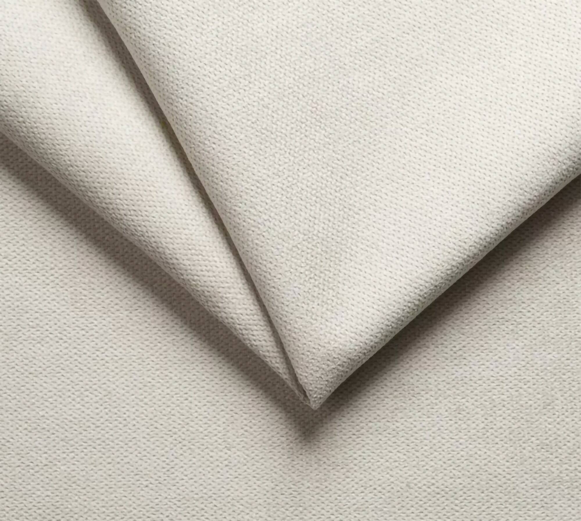 Divano letto con penisola Tolle, Sofà angolare trasformabile per salotto, imbottito, sfoderabile, 100% Made in Italy, 285x160 h100 cm, Beige