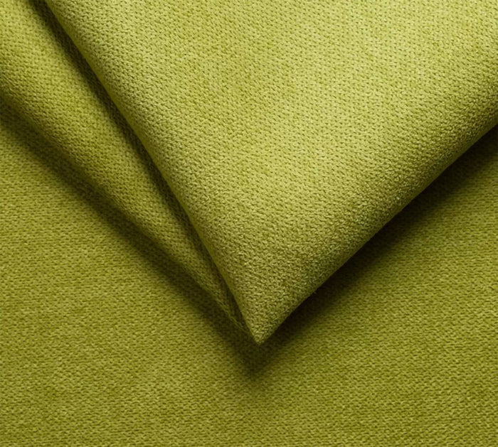 Divano letto con penisola Scordia, Sofà angolare trasformabile per salotto, imbottito, sfoderabile, Qualità 100% Made in Italy, 260x160 h90 cm, Verde
