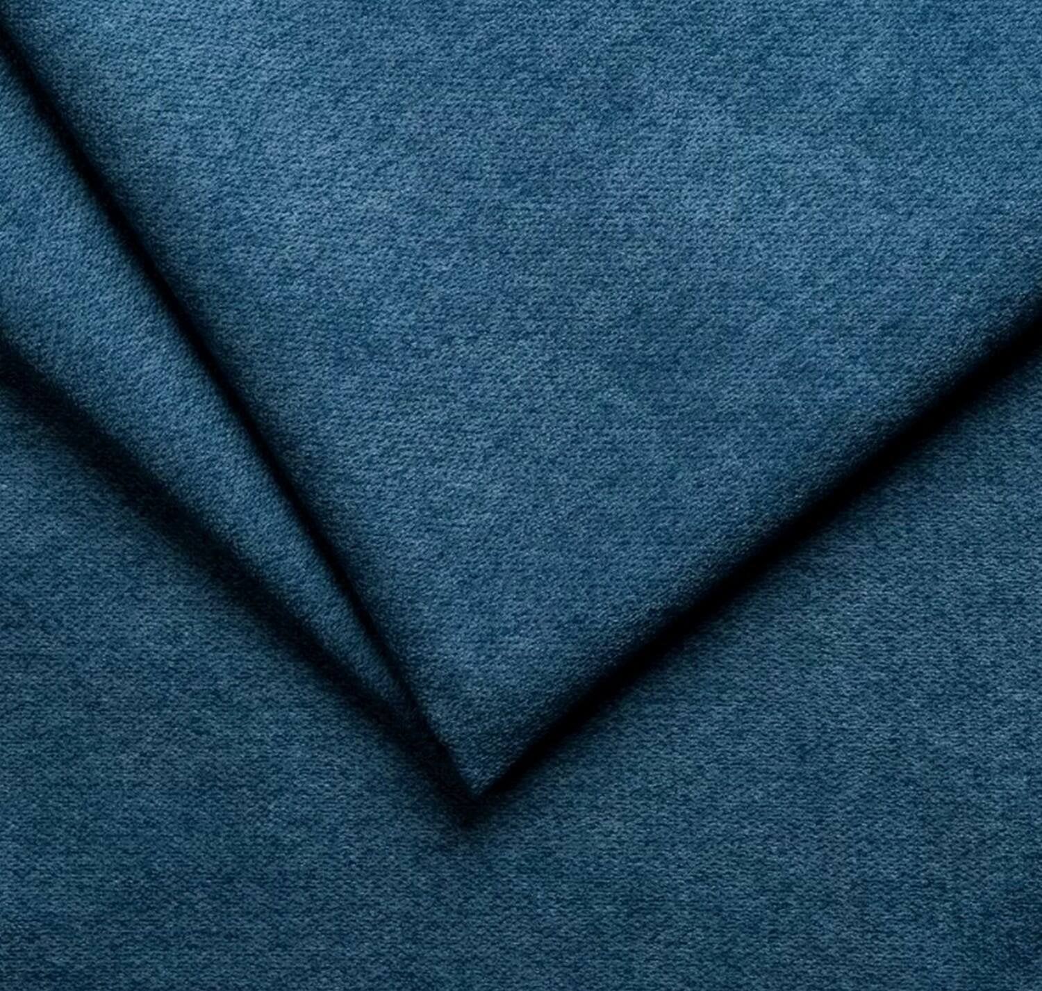 Brusson, Letto Singolo Sfoderabile Made in Italy, blu