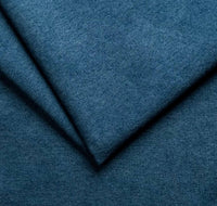 Brusson, Letto Singolo Sfoderabile Made in Italy, blu