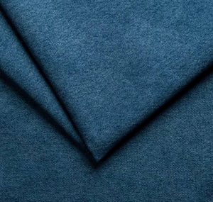 Brusson, Letto Singolo Sfoderabile Made in Italy, blu