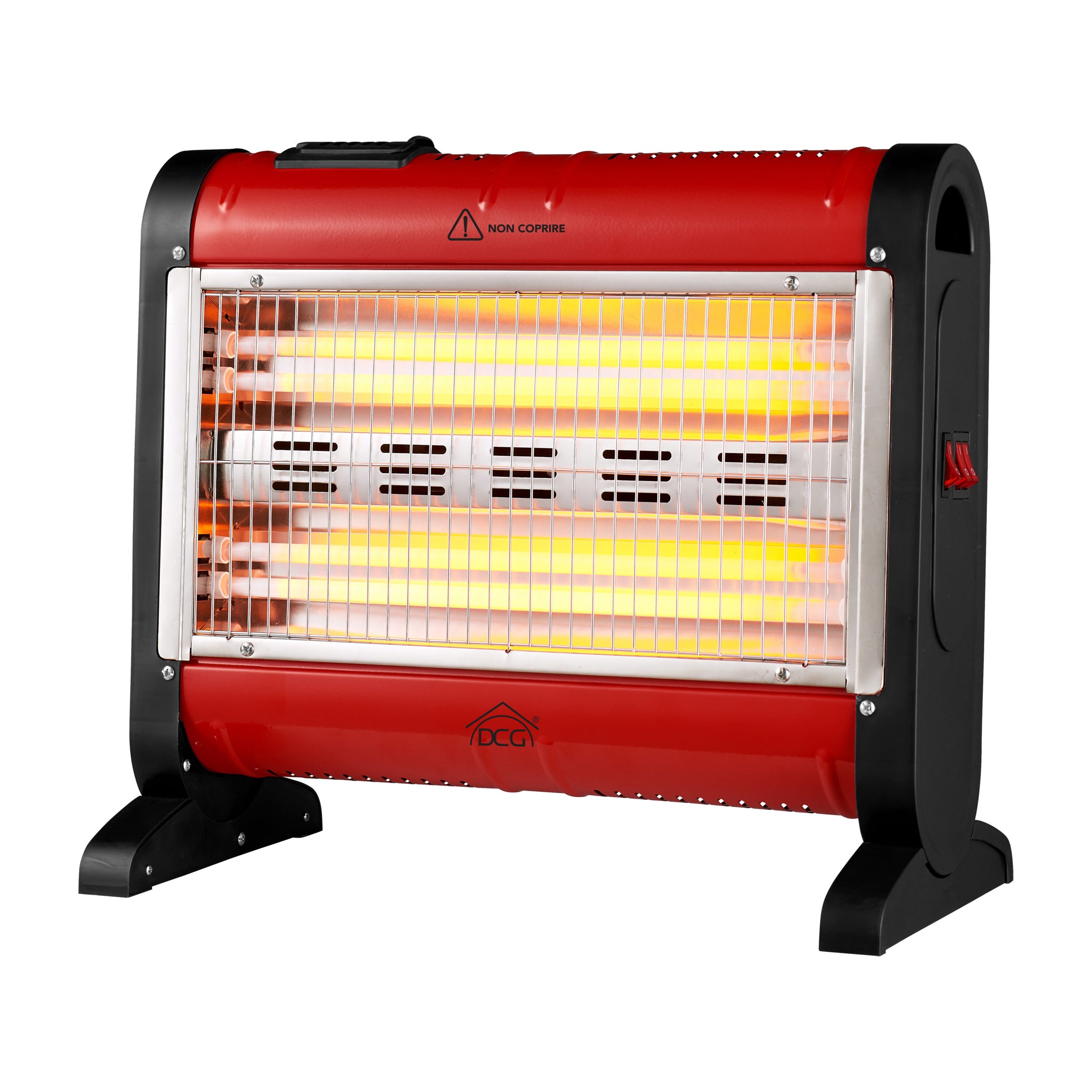 Dcg Stufa Al Quarzo 2 Potenze 800-1600W Con Turbo E Umidificatore - SA9424