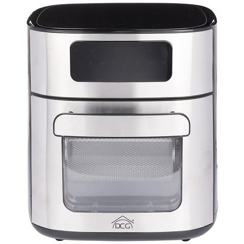 Dcg forno friggitrice ad aria digitale 10 litri grigio - 8052780963824