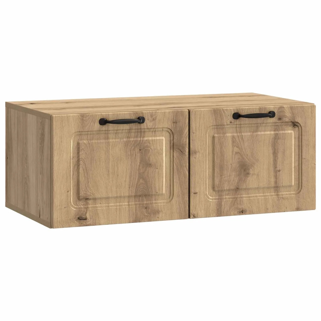 Mobile Porta TV da Muro Rovere Artigianale 78,5 x 41 x 30 cm 899374