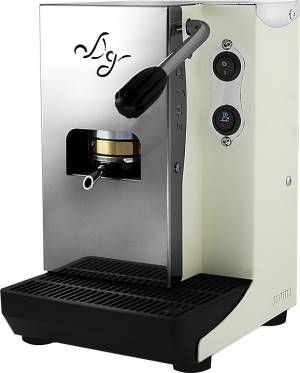 Aroma plus basic macchina da caff� cialde 44mm bianco - 8052879790218