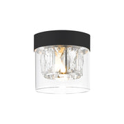 Spot plafoniera Zuma Line GEM G9 1 luce nero cristallo