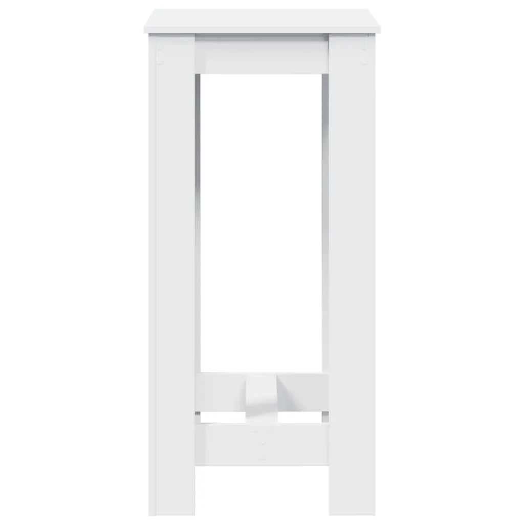 Tavolo da Bar Bianco 51x50x103,5 cm in Truciolato