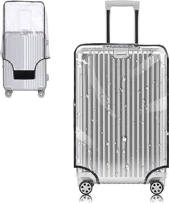 Copertura per bagaglio trasparente per valigetta - 61 cm - 71 cm - 76,2 cm - 76,2 cm - Copertura per bagaglio per valigetta da viaggio