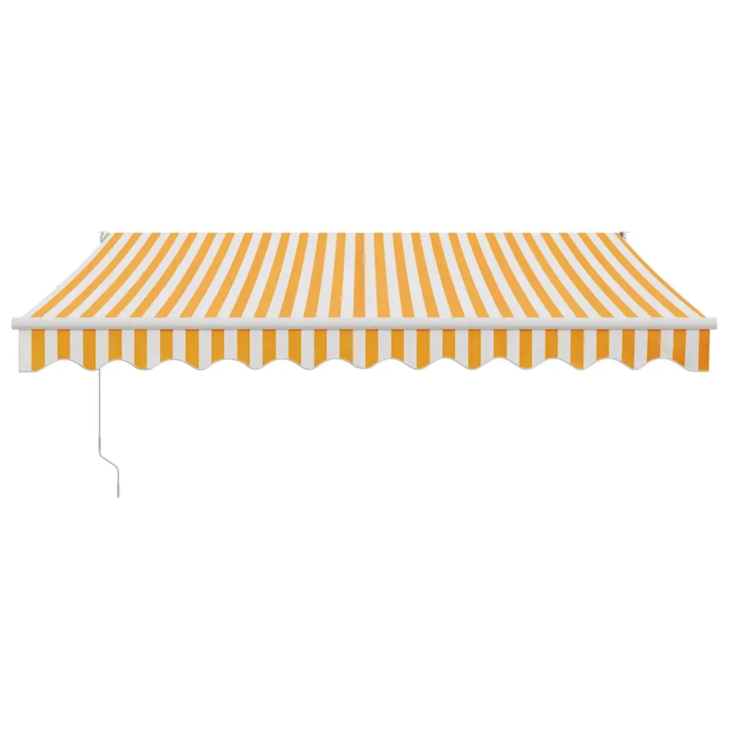 Tenda retrattile Giallo con Cornice Bianca 3 x 2,5 m 3154481