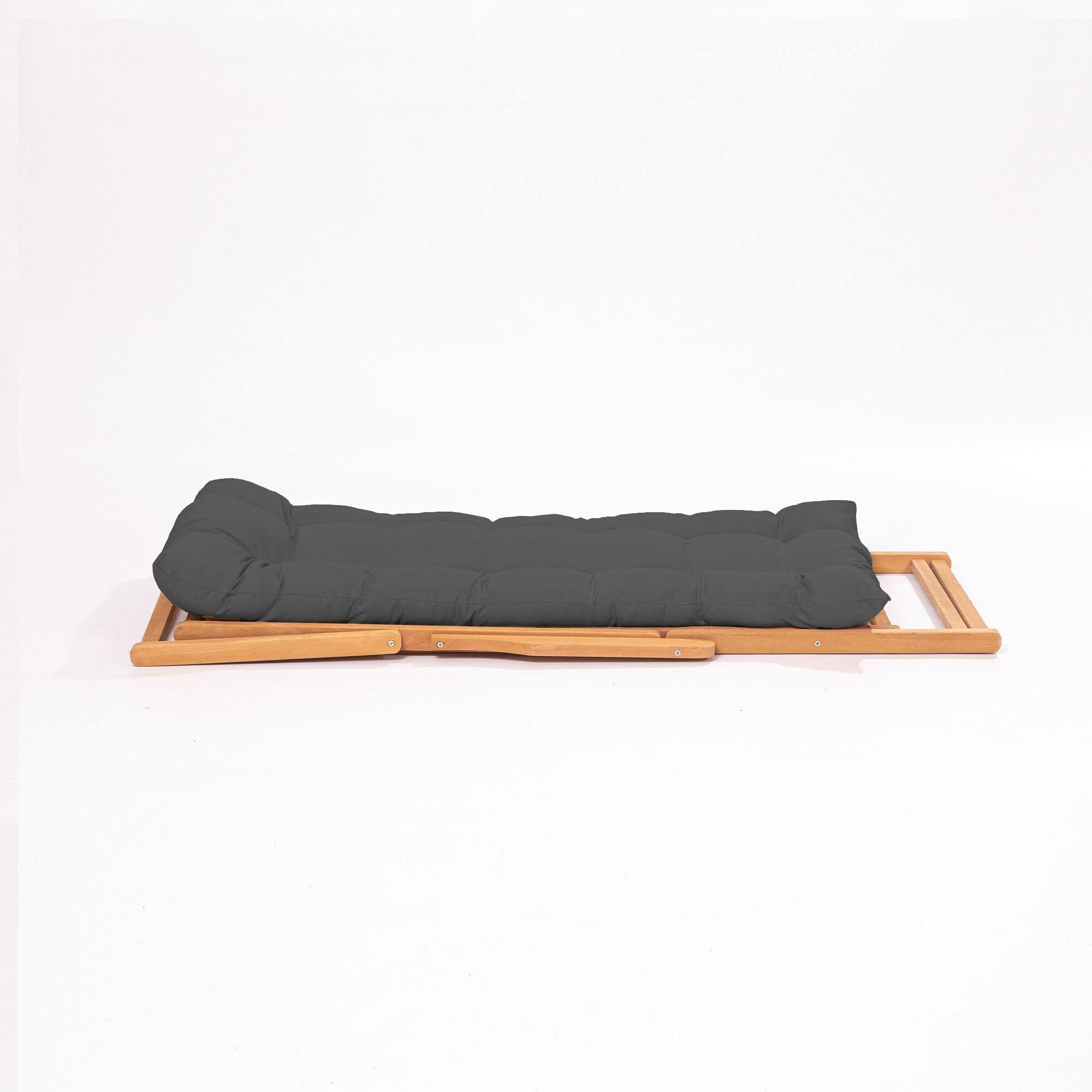 Stintino, Sedia da Esterno Schienale Reclinabile, Marrone