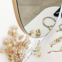 Moscufo, Specchio Forma Irregolare, 1.8x75h cm oro