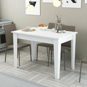 Eupilio, Tavolo Fisso 4 Posti, 72x110x75h cm Bianco