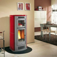 Accessorio riscaldamento Allerona, Accessorio per stufa, Utensili per il riscaldamento, Made in Italy, 60x70 h1 cm, Nero