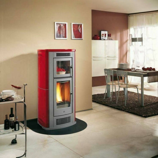 Accessorio riscaldamento Andrate, Accessorio per stufa, Utensili per il riscaldamento, Made in Italy, 60x80 h1 cm, Nero