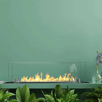 Bruciatore Affile, Fornello, Elemento riscaldante, Inceneritore, Made in Italy, 65x65 h21 cm, Nero e Argento