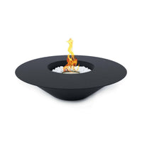 Camino a bioetanolo Arnesano, Caminetto ecologico, Focolare senza fumo, Riscaldatore ad etanolo, Made in Italy, 60x60 h15 cm, Nero