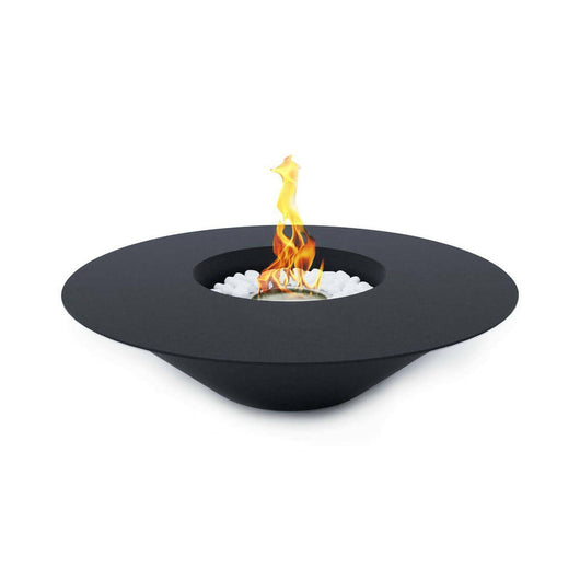 Camino a bioetanolo Arnesano, Caminetto ecologico, Focolare senza fumo, Riscaldatore ad etanolo, Made in Italy, 60x60 h15 cm, Nero