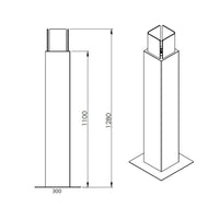 Camino a bioetanolo Jakarta, Caminetto ecologico, Focolare senza fumo, Riscaldatore ad etanolo, Made in Italy, 20x20 h110 cm, Ruggine