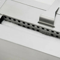 Camino a bioetanolo Adro, Caminetto ecologico, Focolare senza fumo, Riscaldatore ad etanolo, Made in Italy, 90x17 h39 cm, Nero