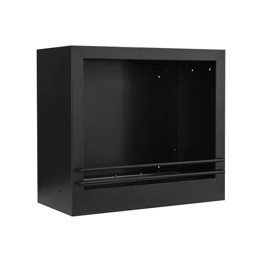 Camino a bioetanolo Teguci, Caminetto ecologico, Focolare senza fumo, Riscaldatore ad etanolo, Made in Italy, 58x28 h52 cm, Nero