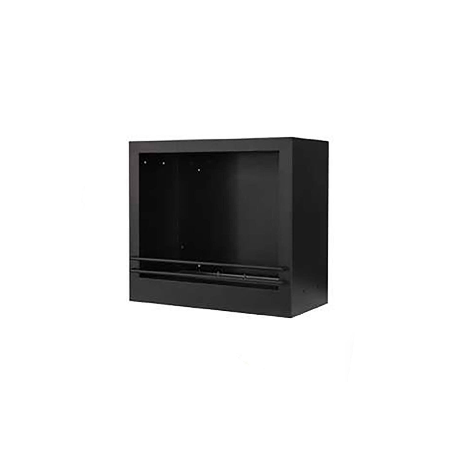 Camino a bioetanolo Arenzano, Caminetto ecologico, Focolare senza fumo, Riscaldatore ad etanolo, Made in Italy, 75x24 h68 cm, Bianco