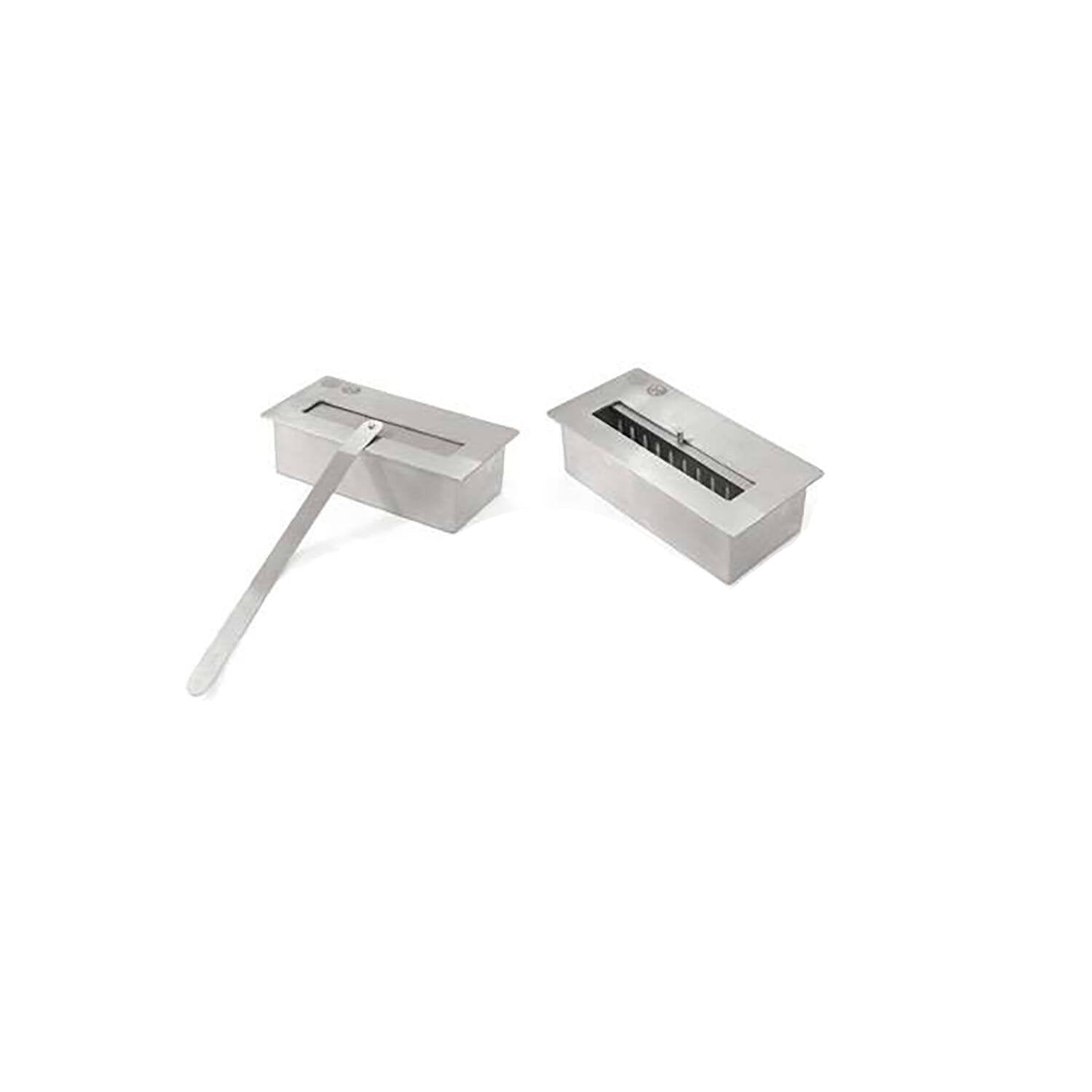 Stufa a bioetanolo Appiano, Camino a bioetanolo, Stufa ecologica, Riscaldatore senza canna fumaria, Made in Italy, 50x27 h80 cm, Bianco e Nero