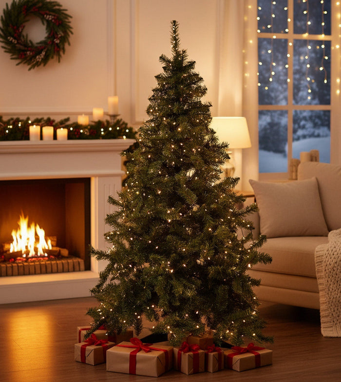 Tinsel, Albero di Natale 91 Rami Made in Italy, 250h cm Verde